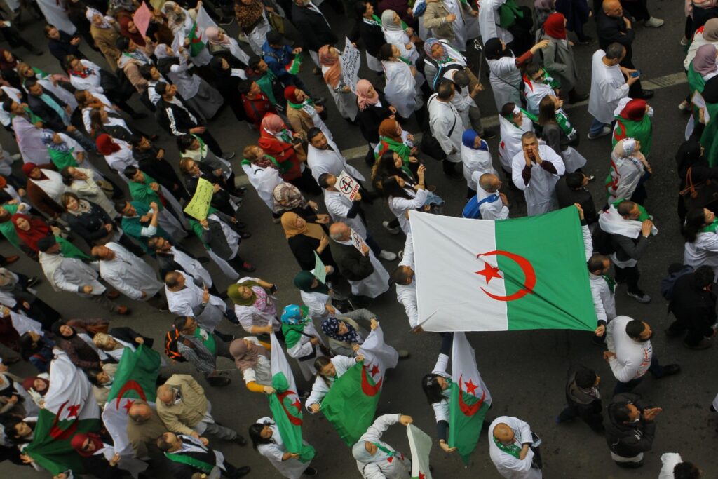 Algeria health care professionals protest